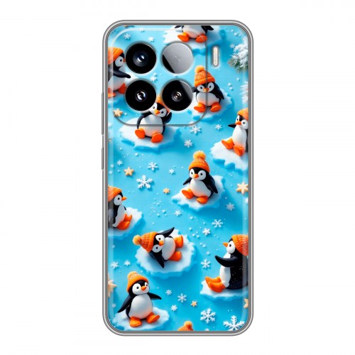 Дизайнерский силиконовый чехол для Xiaomi 15 Новый год