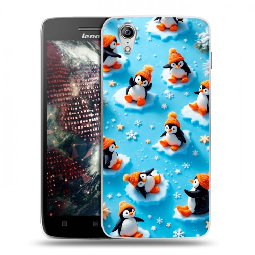 Дизайнерский пластиковый чехол для Lenovo Vibe X Новый год
