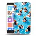 Дизайнерский пластиковый чехол для Nokia Lumia 1320 Новый год