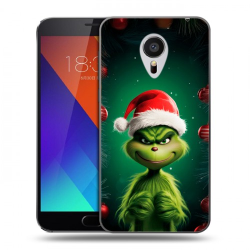 Дизайнерский пластиковый чехол для Meizu MX5 Гринч Новый год Рождество