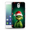 Дизайнерский силиконовый чехол для Lenovo Vibe P1m Гринч Новый год Рождество