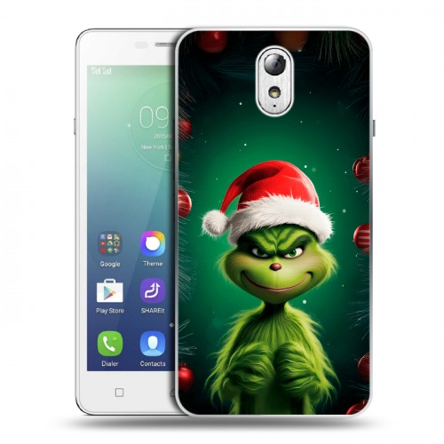 Дизайнерский силиконовый чехол для Lenovo Vibe P1m Гринч Новый год Рождество
