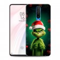 Дизайнерский пластиковый чехол для Xiaomi RedMi K30 Гринч Новый год Рождество