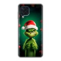 Дизайнерский силиконовый чехол для Samsung Galaxy A22 Гринч Новый год Рождество