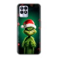 Дизайнерский силиконовый чехол для Realme 8i Гринч Новый год Рождество