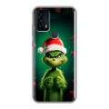 Дизайнерский силиконовый чехол для TCL 20B Гринч Новый год Рождество