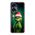 Дизайнерский силиконовый чехол для Realme C55 Гринч Новый год Рождество