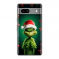 Дизайнерский силиконовый чехол для Google Pixel 7A Гринч Новый год Рождество