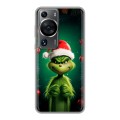 Дизайнерский силиконовый чехол для Huawei P60 Гринч Новый год Рождество