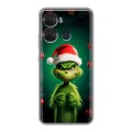 Дизайнерский силиконовый чехол для Itel P40 Гринч Новый год Рождество