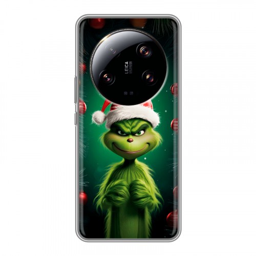 Дизайнерский силиконовый чехол для Xiaomi 13 Ultra Гринч Новый год Рождество