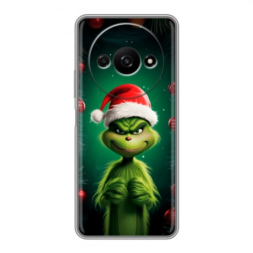Дизайнерский силиконовый чехол для Xiaomi RedMi A3 Гринч Новый год Рождество