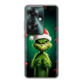 Дизайнерский силиконовый чехол для Oppo Reno 11F Гринч Новый год Рождество
