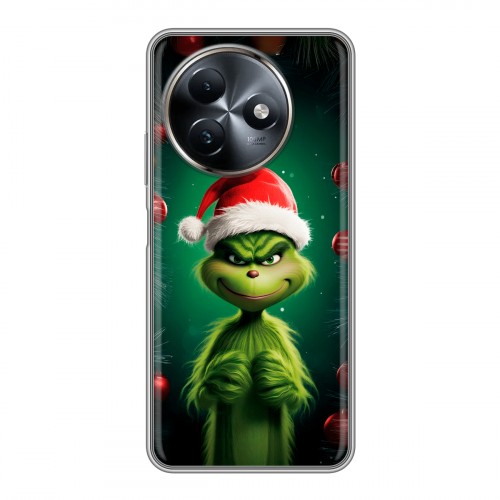 Дизайнерский силиконовый чехол для Itel S24 Гринч Новый год Рождество