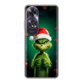 Дизайнерский силиконовый чехол для OPPO A60 Гринч Новый год Рождество