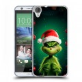 Дизайнерский силиконовый чехол для HTC Desire 820 Гринч Новый год Рождество