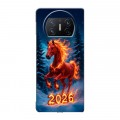 Дизайнерский пластиковый чехол для Huawei Mate X3 Новый год коня