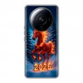 Дизайнерский силиконовый чехол для Xiaomi 12S Ultra Новый год коня