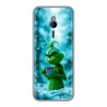 Дизайнерский силиконовый чехол для Nokia 230 Новый год гринч