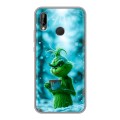 Дизайнерский силиконовый чехол для Huawei P20 Lite Новый год гринч
