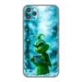 Дизайнерский силиконовый чехол для Iphone 11 Pro Новый год гринч