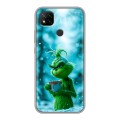 Дизайнерский силиконовый чехол для Xiaomi RedMi 9C Новый год гринч