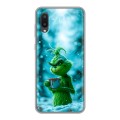 Дизайнерский силиконовый чехол для Samsung Galaxy A02 Новый год гринч
