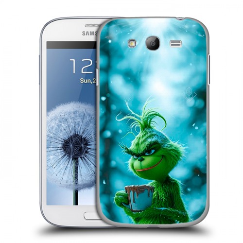 Дизайнерский пластиковый чехол для Samsung Galaxy Grand Новый год гринч