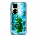 Дизайнерский силиконовый чехол для Huawei P50 Pro Новый год гринч
