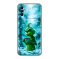 Дизайнерский силиконовый чехол для Tecno Spark 8P Новый год гринч