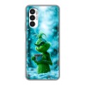 Дизайнерский силиконовый чехол для Tecno Pova 3 Новый год гринч