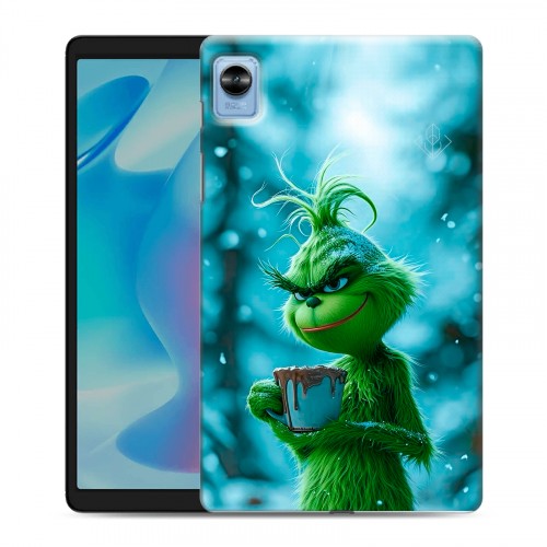 Дизайнерский силиконовый чехол для Realme Pad Mini Новый год гринч