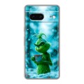 Дизайнерский силиконовый чехол для Google Pixel 7 Новый год гринч
