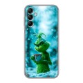 Дизайнерский силиконовый чехол для Samsung Galaxy A14 Новый год гринч