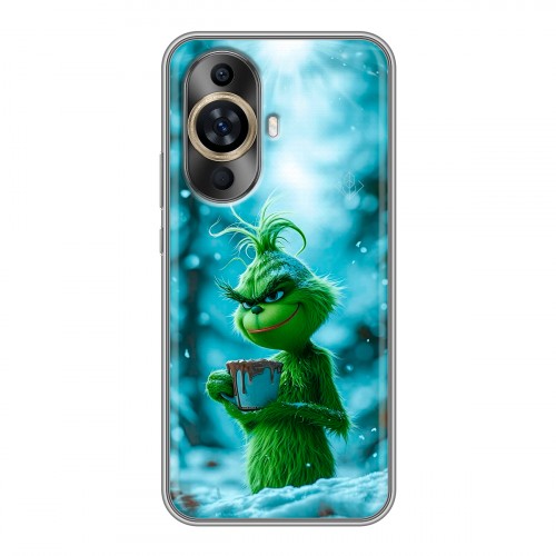 Дизайнерский силиконовый чехол для Huawei Nova 11 Новый год гринч