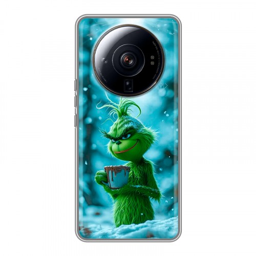 Дизайнерский силиконовый чехол для Xiaomi 12S Ultra Новый год гринч