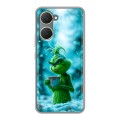 Дизайнерский силиконовый чехол для Vivo Y03 Новый год гринч