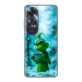Дизайнерский силиконовый чехол для OPPO A60 Новый год гринч