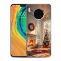 Дизайнерский пластиковый чехол для Huawei Mate 30 Новый год