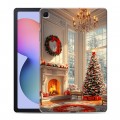 Дизайнерский силиконовый чехол для Samsung Galaxy Tab S6 Lite Новый год