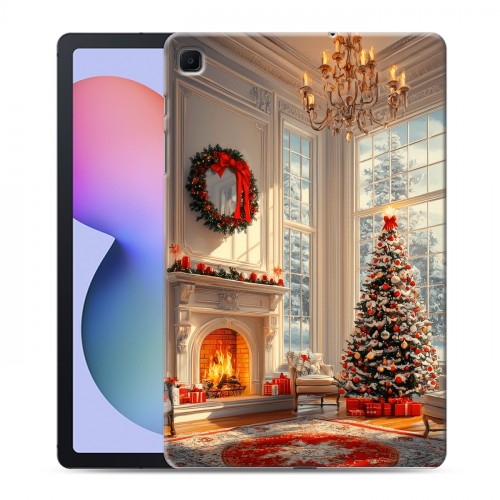 Дизайнерский силиконовый чехол для Samsung Galaxy Tab S6 Lite Новый год