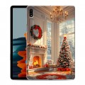 Дизайнерский силиконовый чехол для Samsung Galaxy Tab S7 Новый год