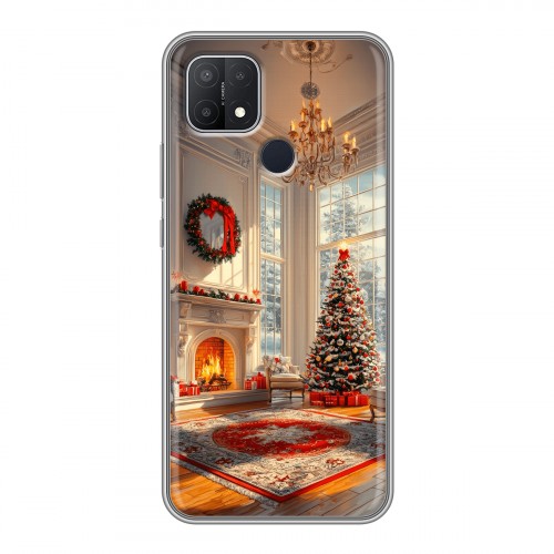 Дизайнерский силиконовый чехол для OPPO A15 Новый год