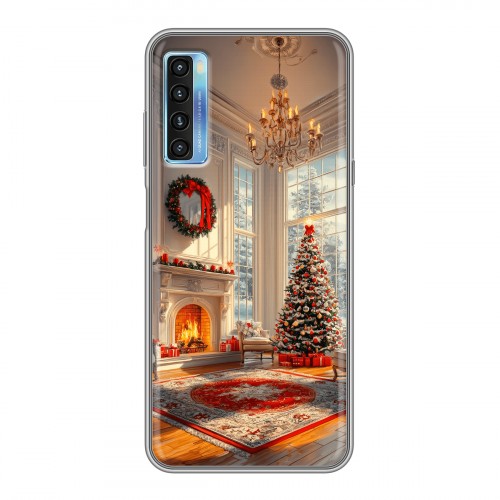 Дизайнерский силиконовый чехол для TCL 20L Новый год