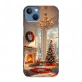 Дизайнерский силиконовый чехол для Iphone 13 Новый год
