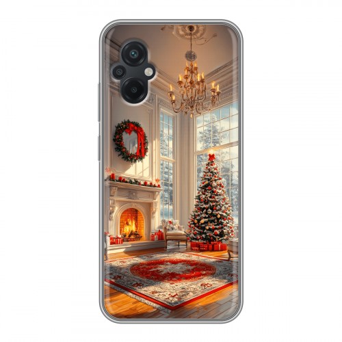 Дизайнерский силиконовый чехол для Xiaomi Poco M5 Новый год