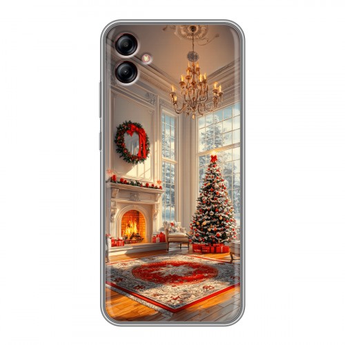 Дизайнерский силиконовый чехол для Samsung Galaxy A04e Новый год