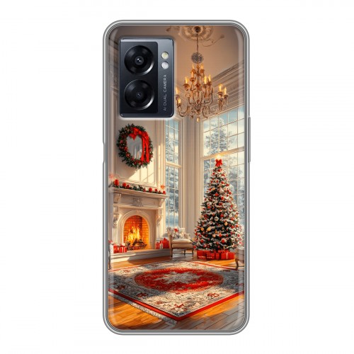 Дизайнерский силиконовый чехол для OPPO A57 5G Новый год