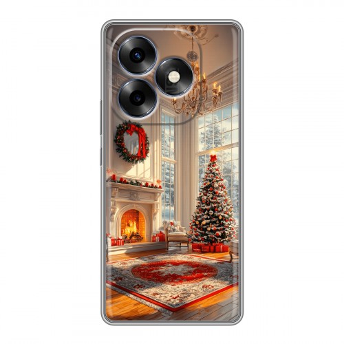 Дизайнерский силиконовый чехол для Itel S23 Plus Новый год