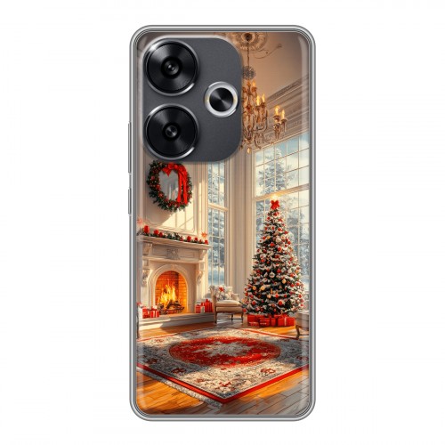 Дизайнерский силиконовый чехол для Xiaomi Redmi Turbo 3 Новый год